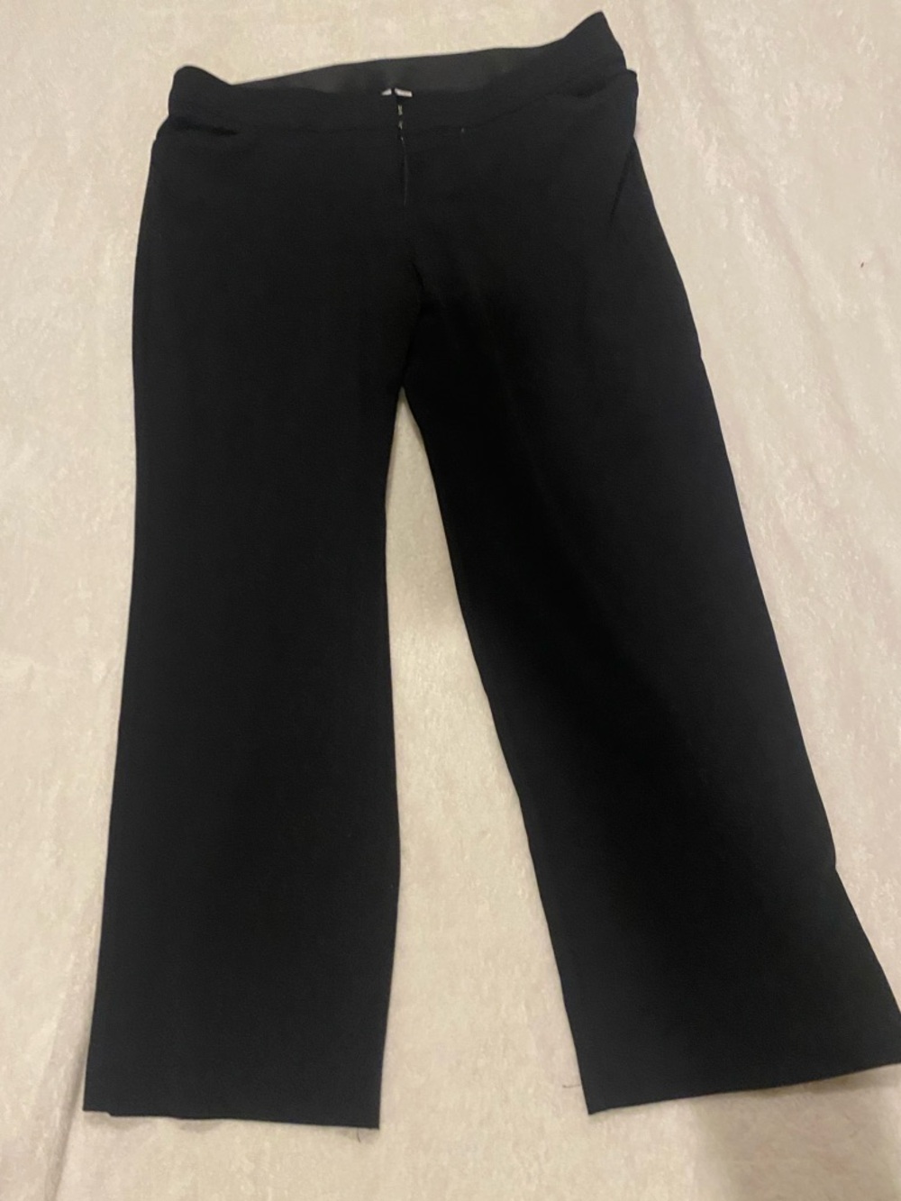 croft & barrow Black Wide-Leg Trousers